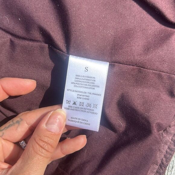 Blank NYC Suede Maroon Jacket - Picture 4 of 12